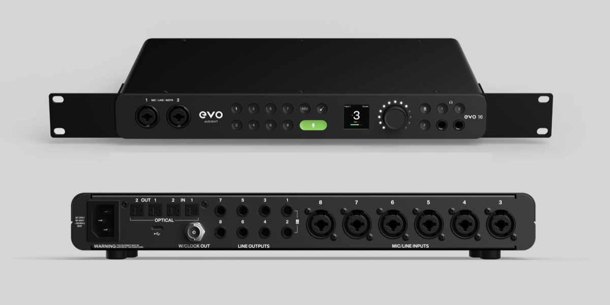 Audient EVO 16, una interfaz moderna para estudios modernos, con hasta